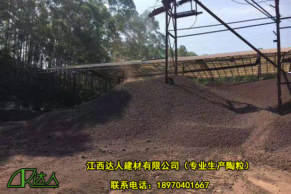 密度不同，陶粒也不同